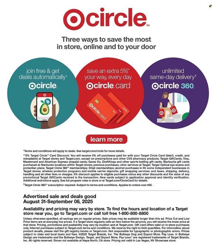 Target ad - 08/31/2025 - 09/06/2025. Page 31