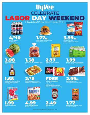 Hy-Vee Flyer - 08/29/2025 - 08/31/2025.