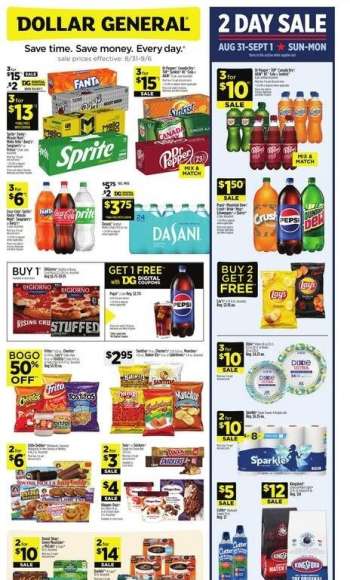 Dollar General Flyer - 08/31/2025 - 09/06/2025.