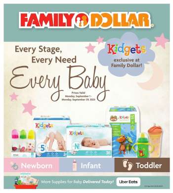 Family Dollar Flyer - 09/01/2025 - 09/29/2025.