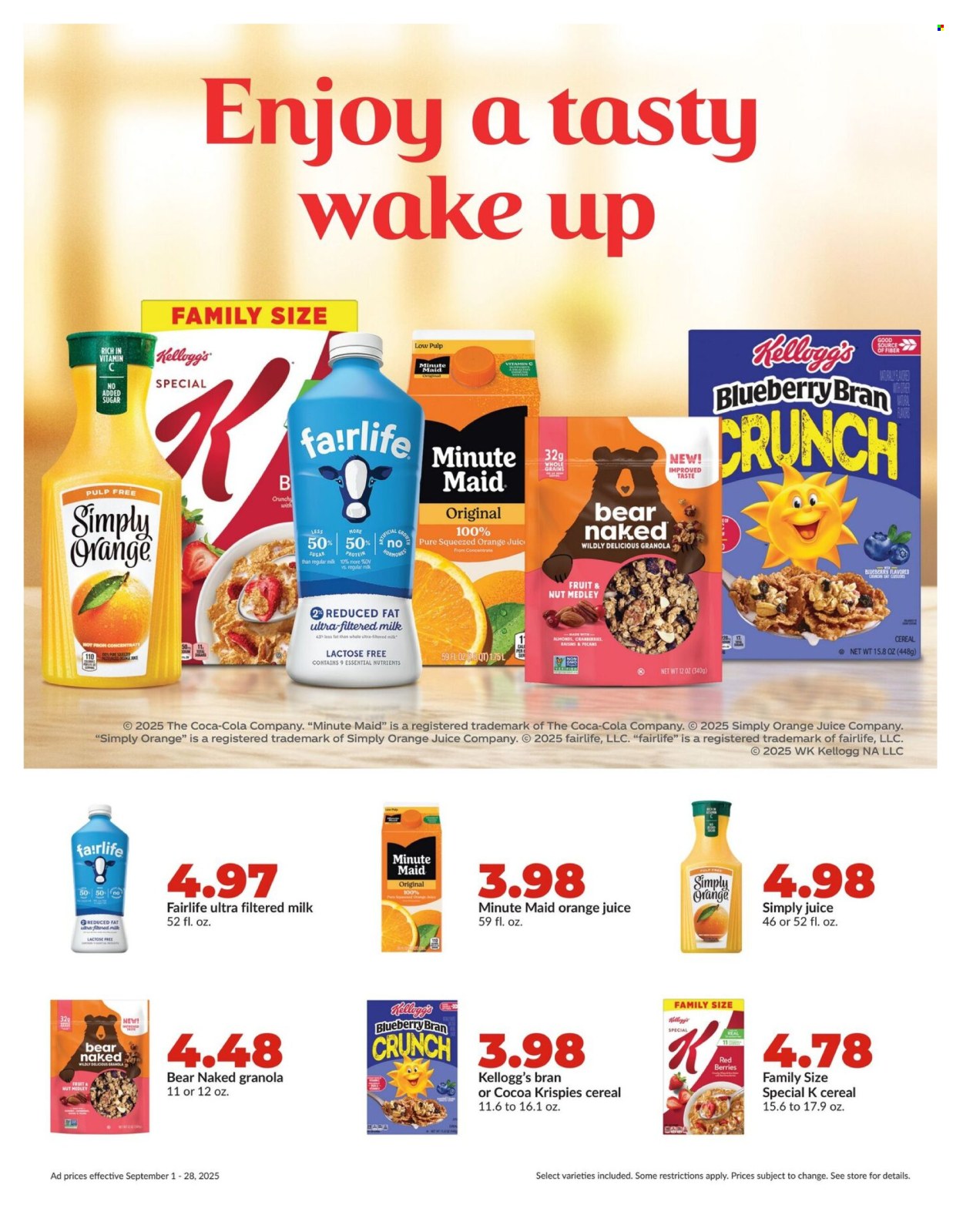 Hy-Vee ad - 09/01/2025 - 09/28/2025. Page 10