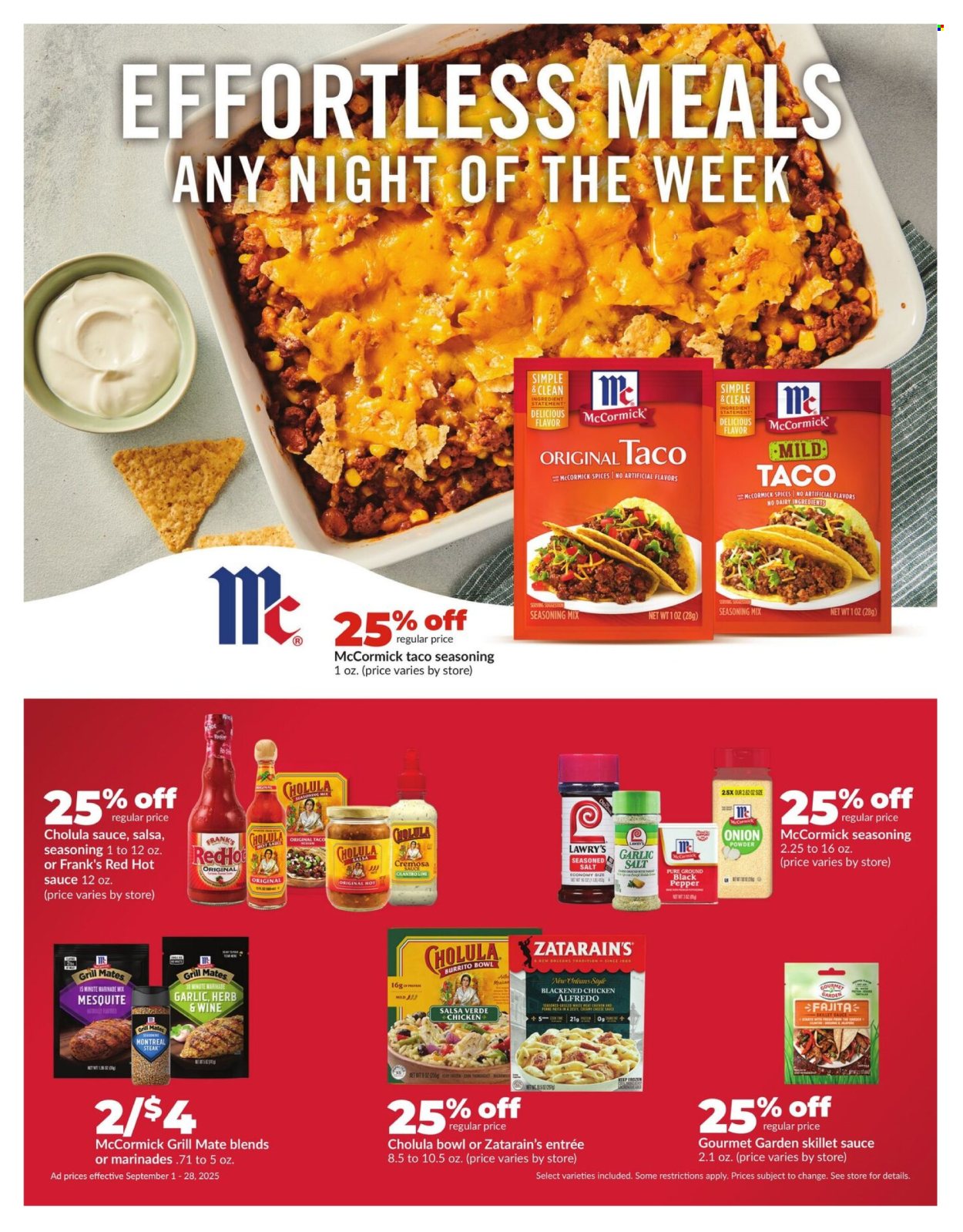 Hy-Vee ad - 09/01/2025 - 09/28/2025. Page 13