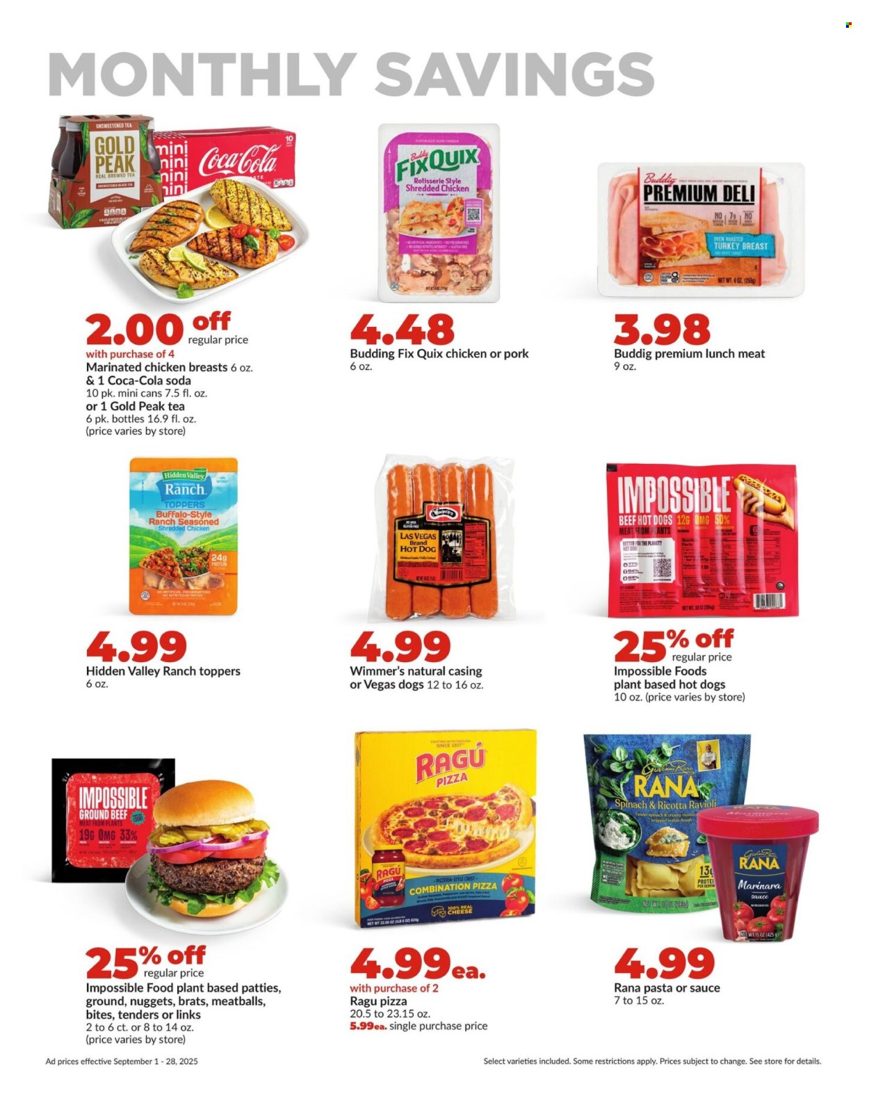 Hy-Vee ad - 09/01/2025 - 09/28/2025. Page 21