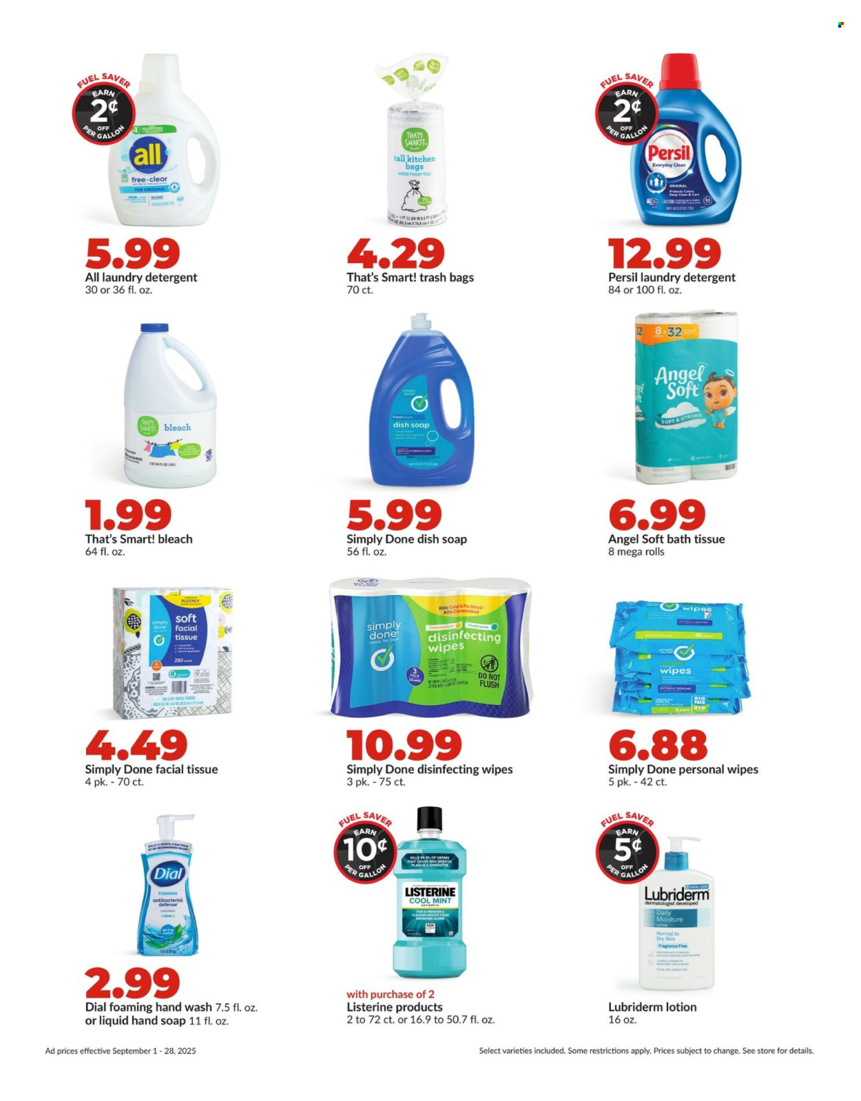 Hy-Vee ad - 09/01/2025 - 09/28/2025. Page 29