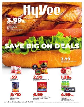 Hy-Vee Flyer - 09/01/2025 - 09/07/2025.