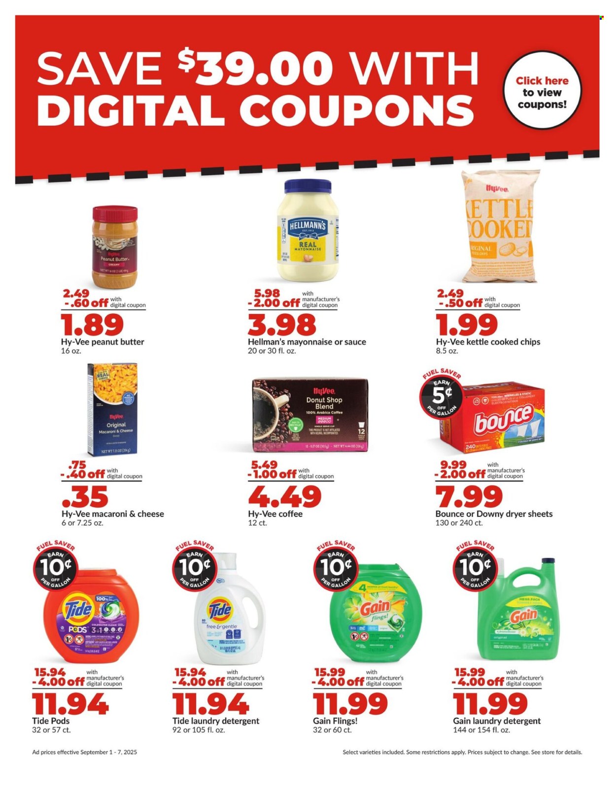 Hy-Vee ad - 09/01/2025 - 09/07/2025. Page 8