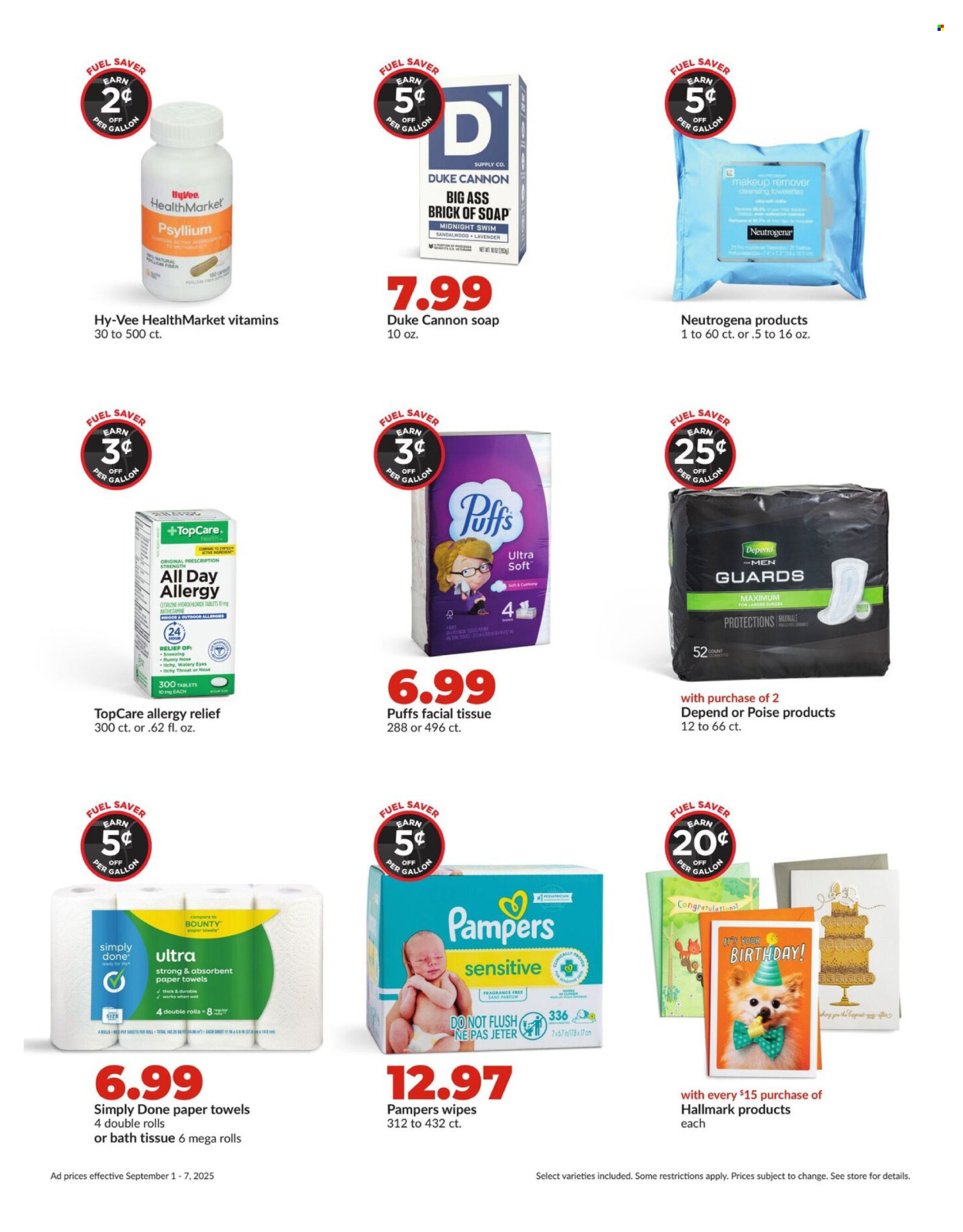 Hy-Vee ad - 09/01/2025 - 09/07/2025. Page 11