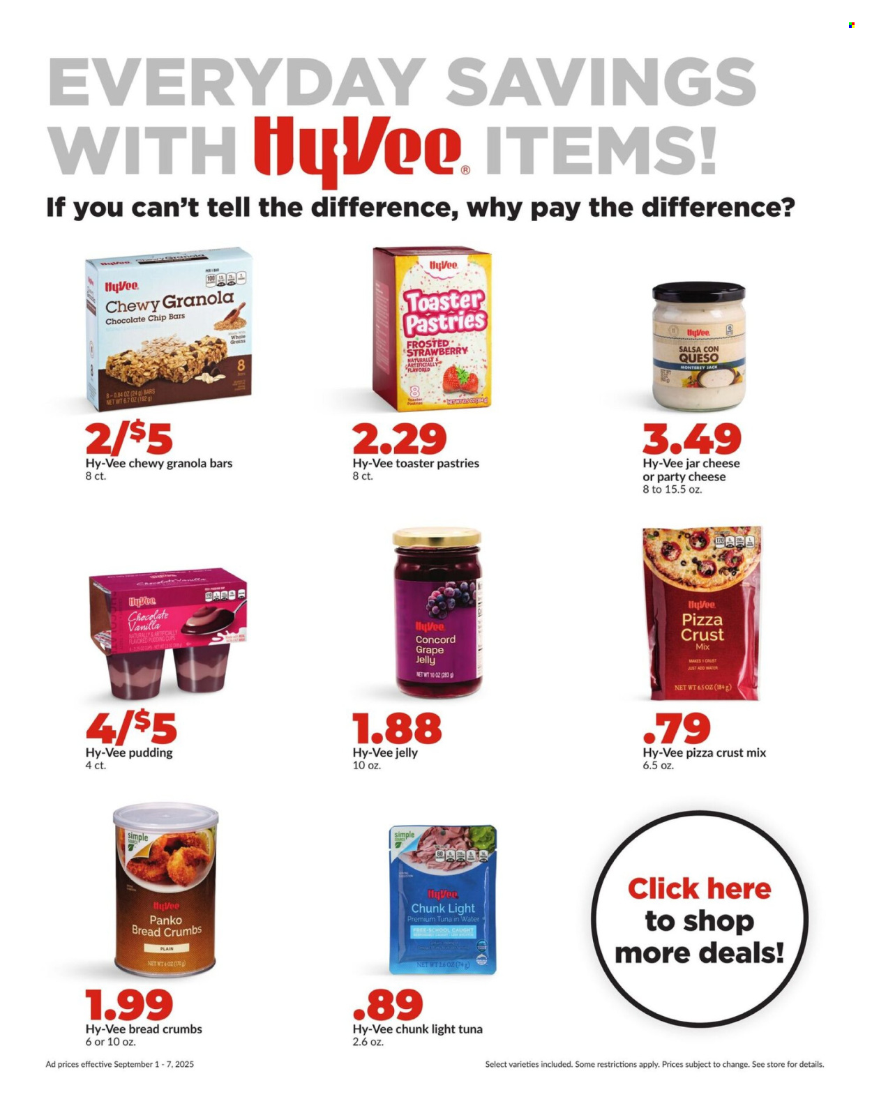 Hy-Vee ad - 09/01/2025 - 09/07/2025. Page 18
