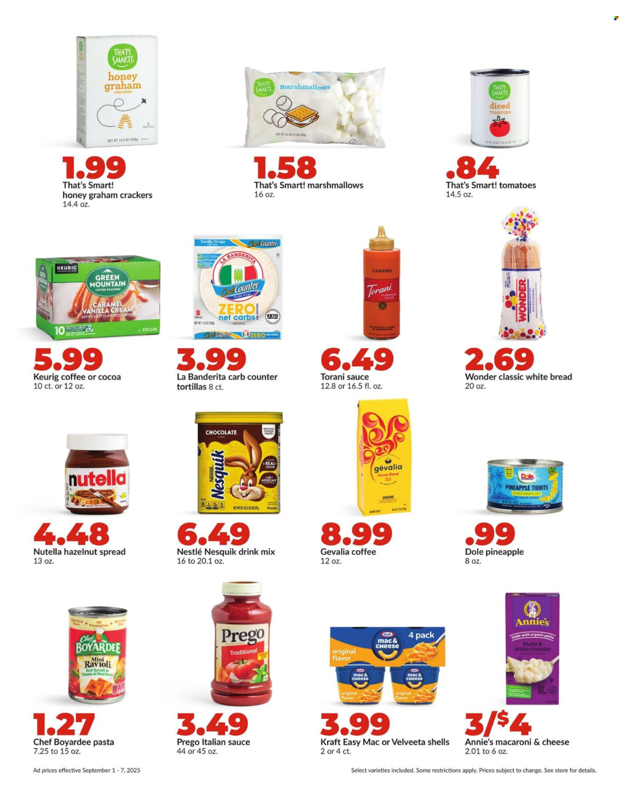 Hy-Vee ad - 09/01/2025 - 09/07/2025. Page 21