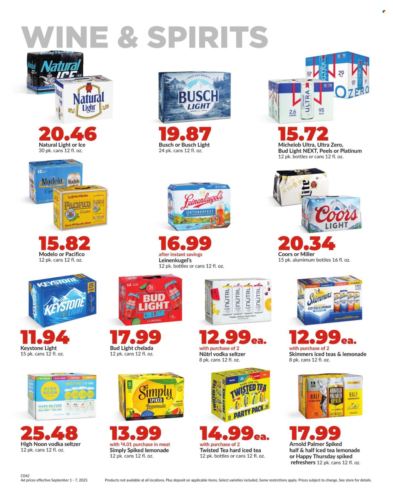 Hy-Vee ad - 09/01/2025 - 09/07/2025. Page 32