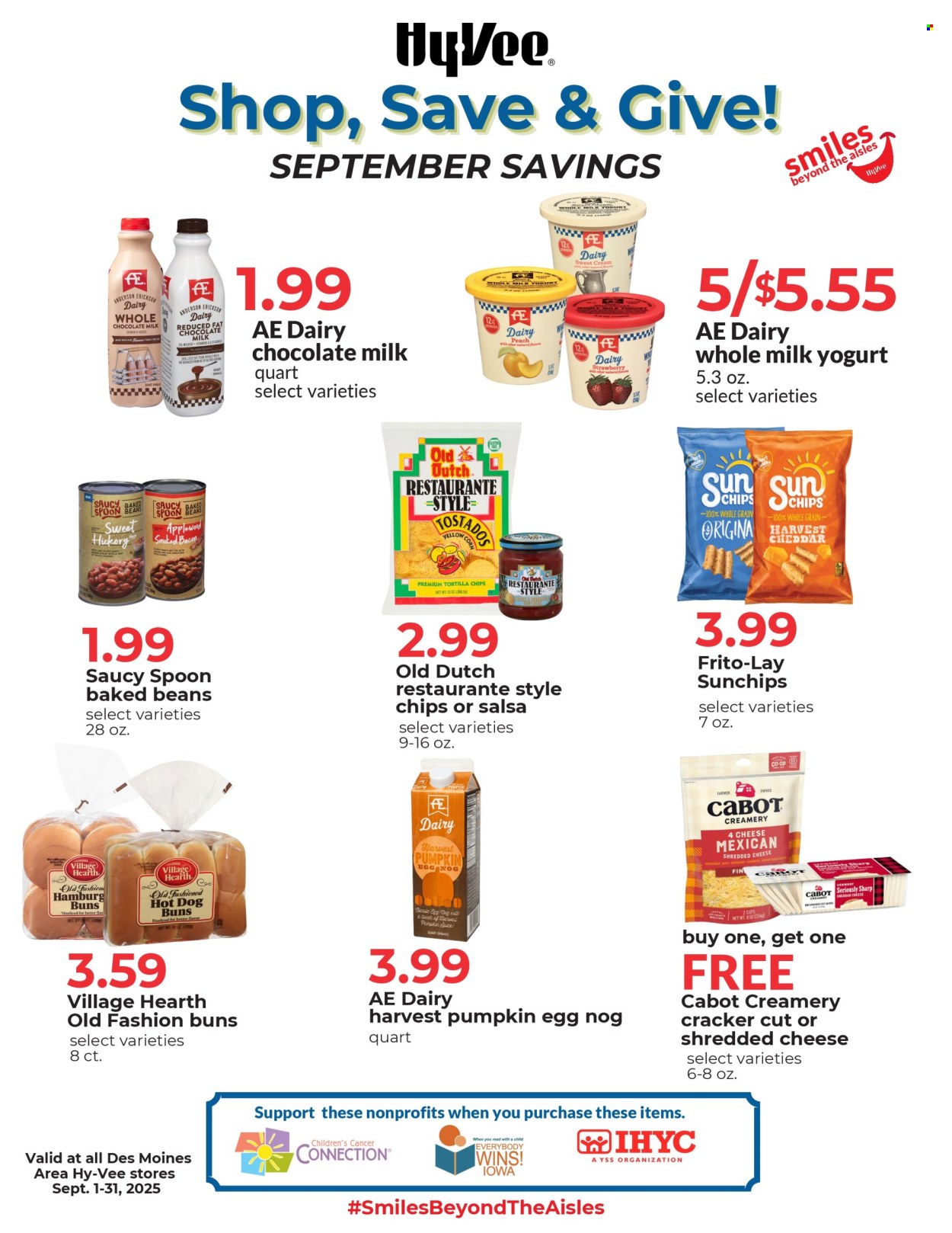 Hy-Vee ad - 09/01/2025 - 09/30/2025. Page 1