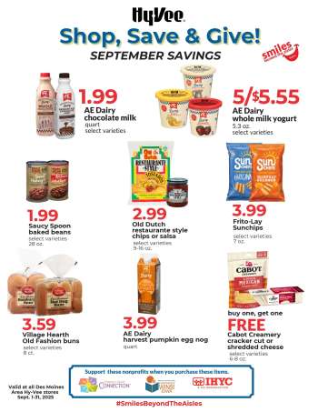 Hy-Vee Flyer - 09/01/2025 - 09/30/2025.