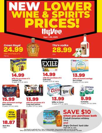 Hy-Vee Flyer - 09/01/2025 - 09/30/2025.