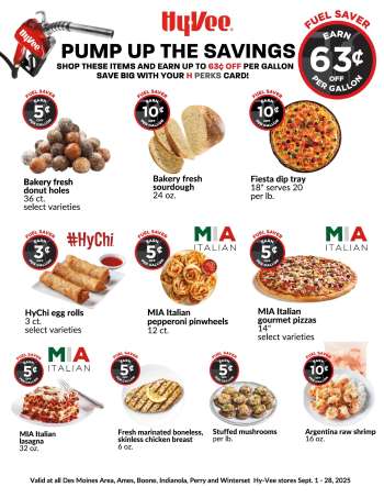Hy-Vee Flyer - 09/01/2025 - 09/28/2025.