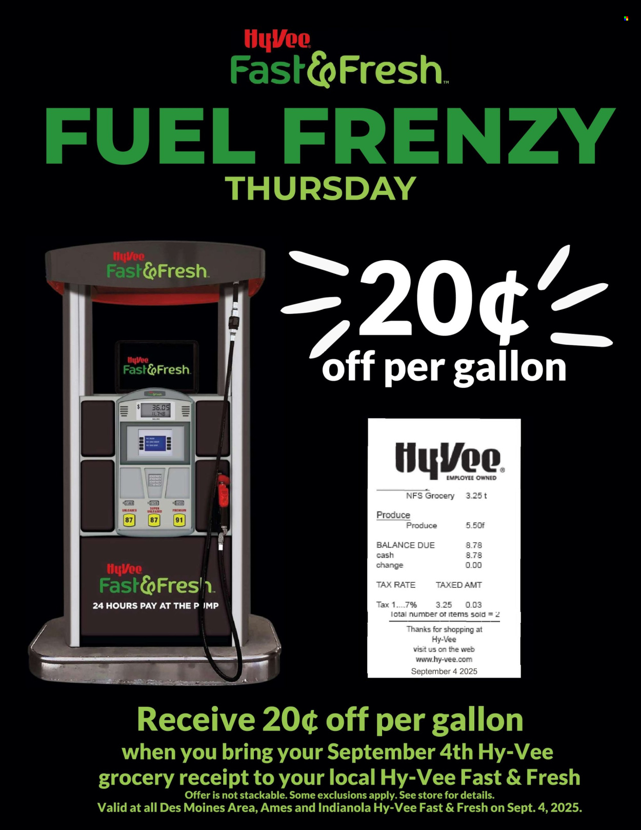 Hy-Vee ad - 09/04/2025 - 09/04/2025. Page 1