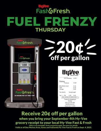 Hy-Vee Flyer - 09/04/2025 - 09/04/2025.