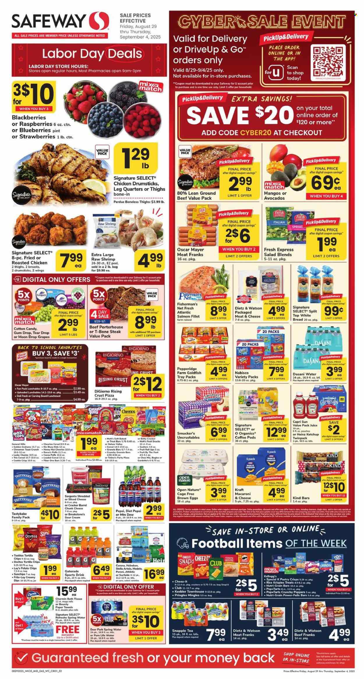 Safeway ad - 08/29/2025 - 09/04/2025. Page 1