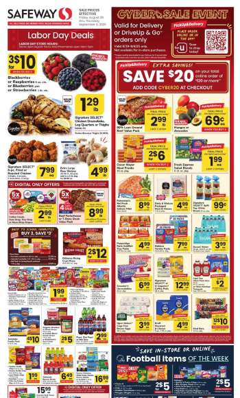 Safeway Flyer - 08/29/2025 - 09/04/2025.