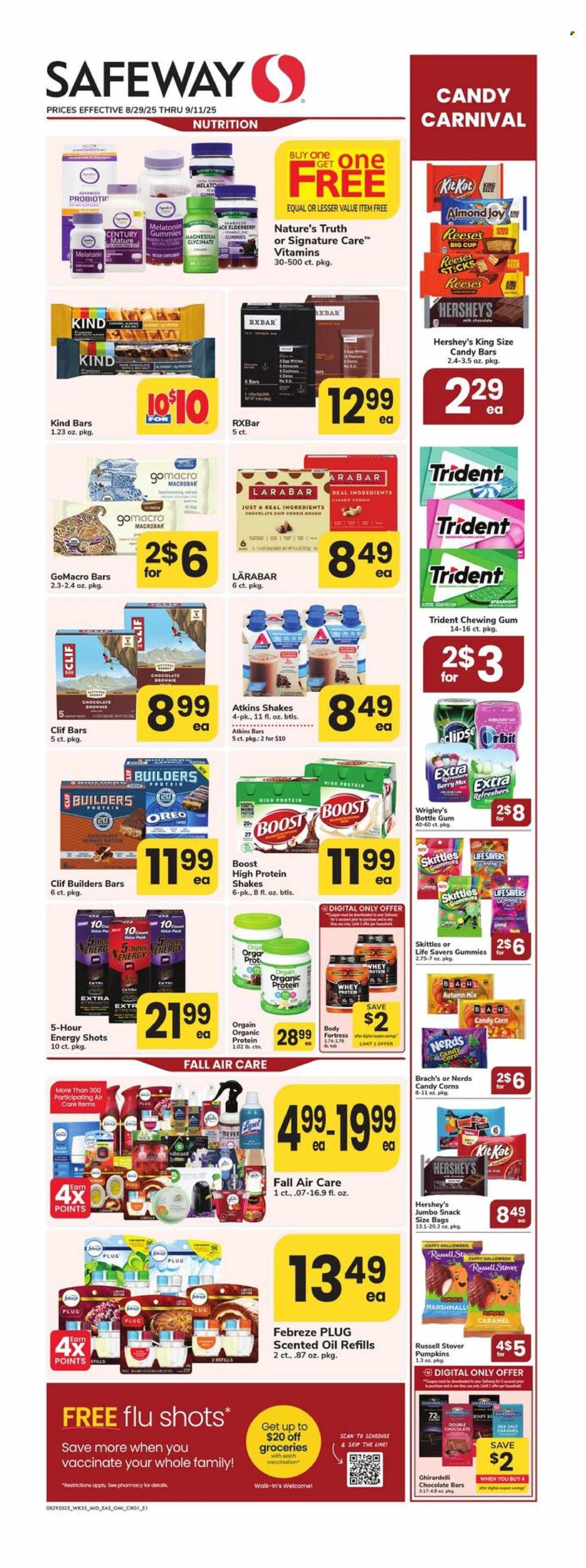 Safeway ad - 08/29/2025 - 09/11/2025. Page 1
