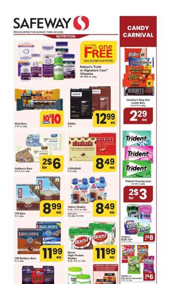 Safeway Flyer - 08/29/2025 - 09/11/2025.