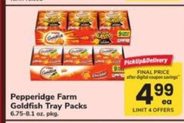 Pepperidge Farm Goldfish Tray Packs
