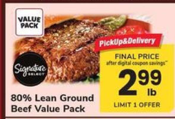 80% Lean Ground Beef Value Pack