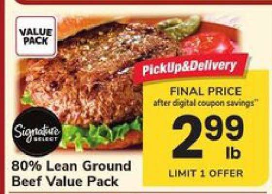 80% Lean Ground Beef Value Pack