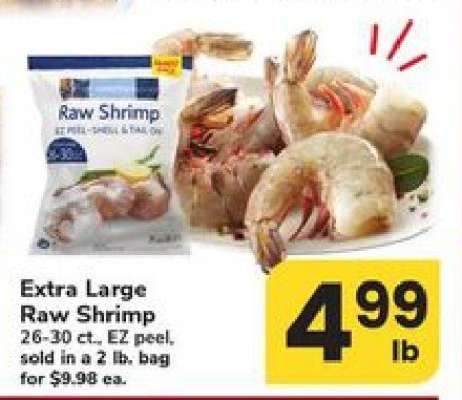 Extra Large Raw Shrimp