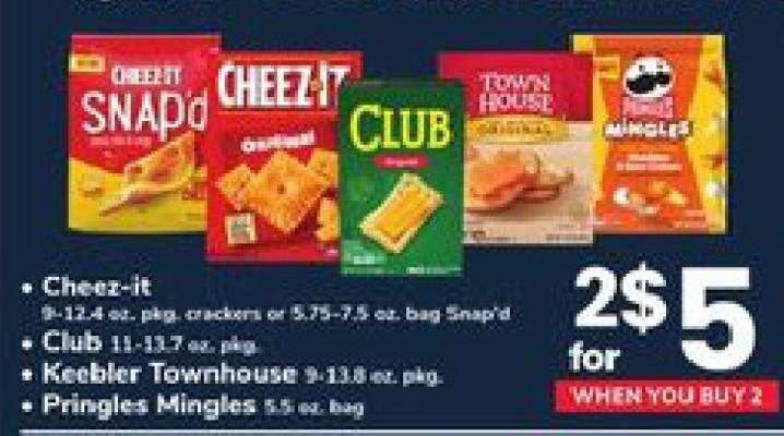 Cheez-it, Club, Keebler Townhouse, Pringles Mingles
