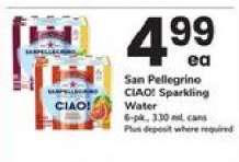 San Pellegrino Ciao sparkling water