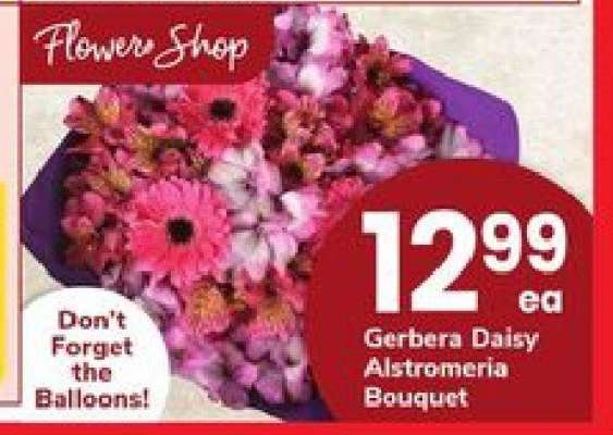 Gerbera Daisy Alstromeria Bouquet