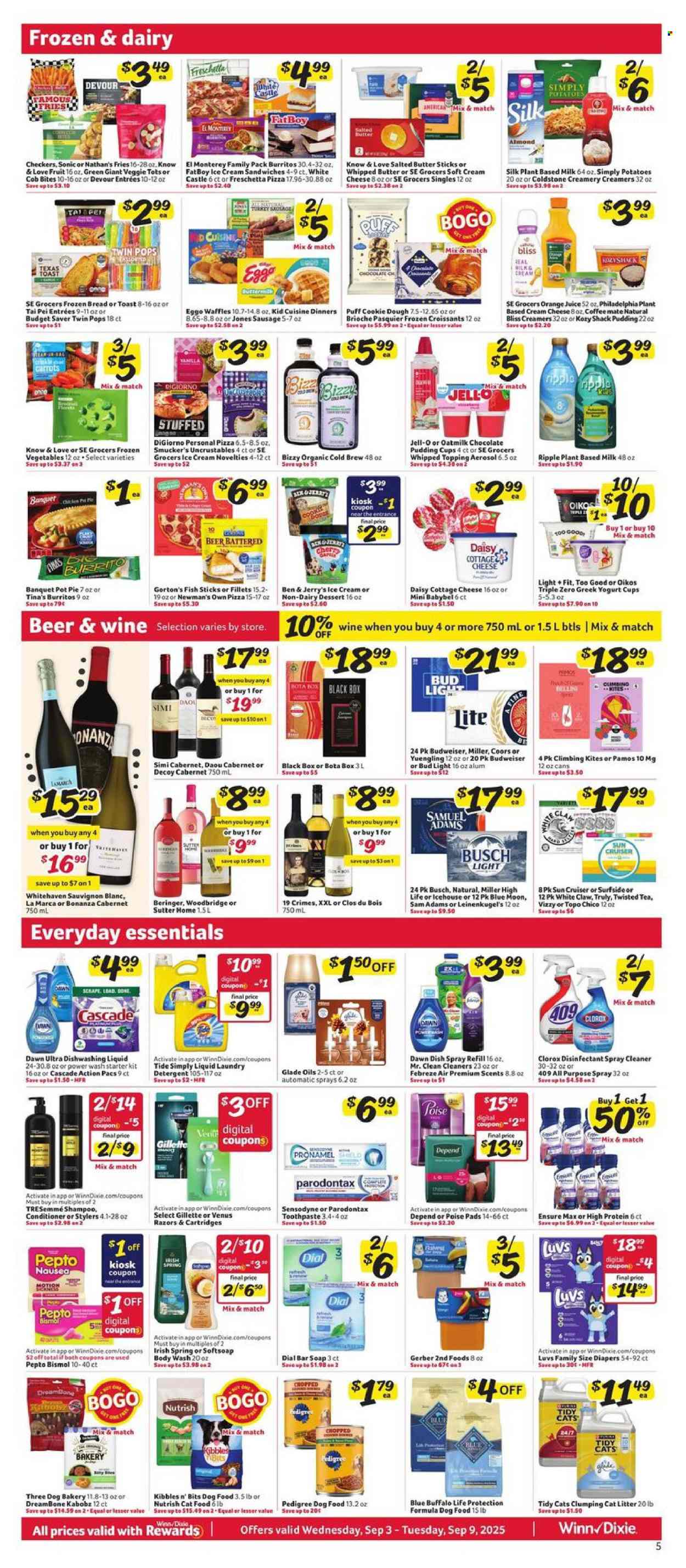 Winn Dixie ad - 09/03/2025 - 09/09/2025. Page 7