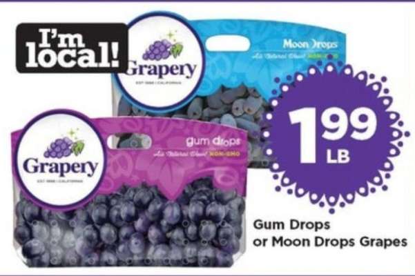Gum Drops or Moon Drops Grapes