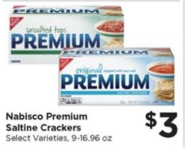 Nabisco Premium Saltine Crackers