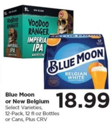 Blue Moon or New Belgium