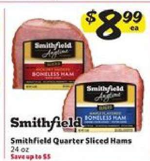 Smithfield Quarter Sliced Hams