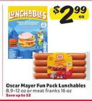Oscar Mayer Fun Pack Lunchables