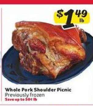 Whole Pork Shoulder Picnic