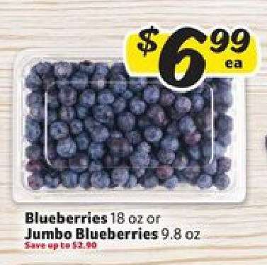 Blueberries or Jumbo Blueberries