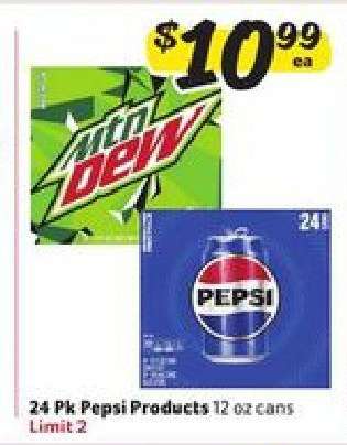 24 Pk Pepsi Products