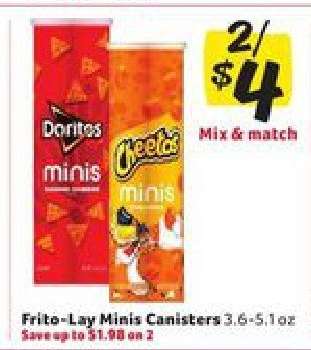 Frito-Lay Minis Canisters
