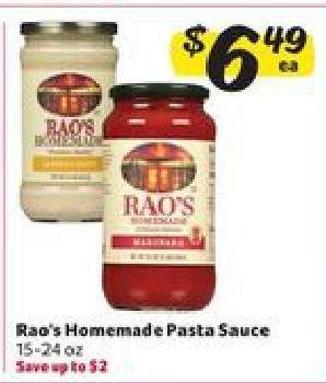 Rao's Homemade Pasta Sauce