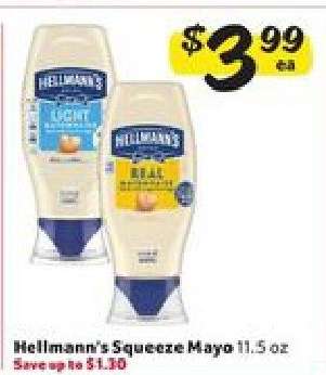 Hellmann's Squeeze Mayo