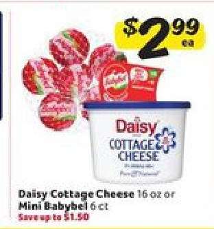 Daisy Cottage Cheese or Mini Babybel