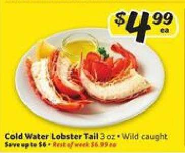 Cold Water Lobster Tail
