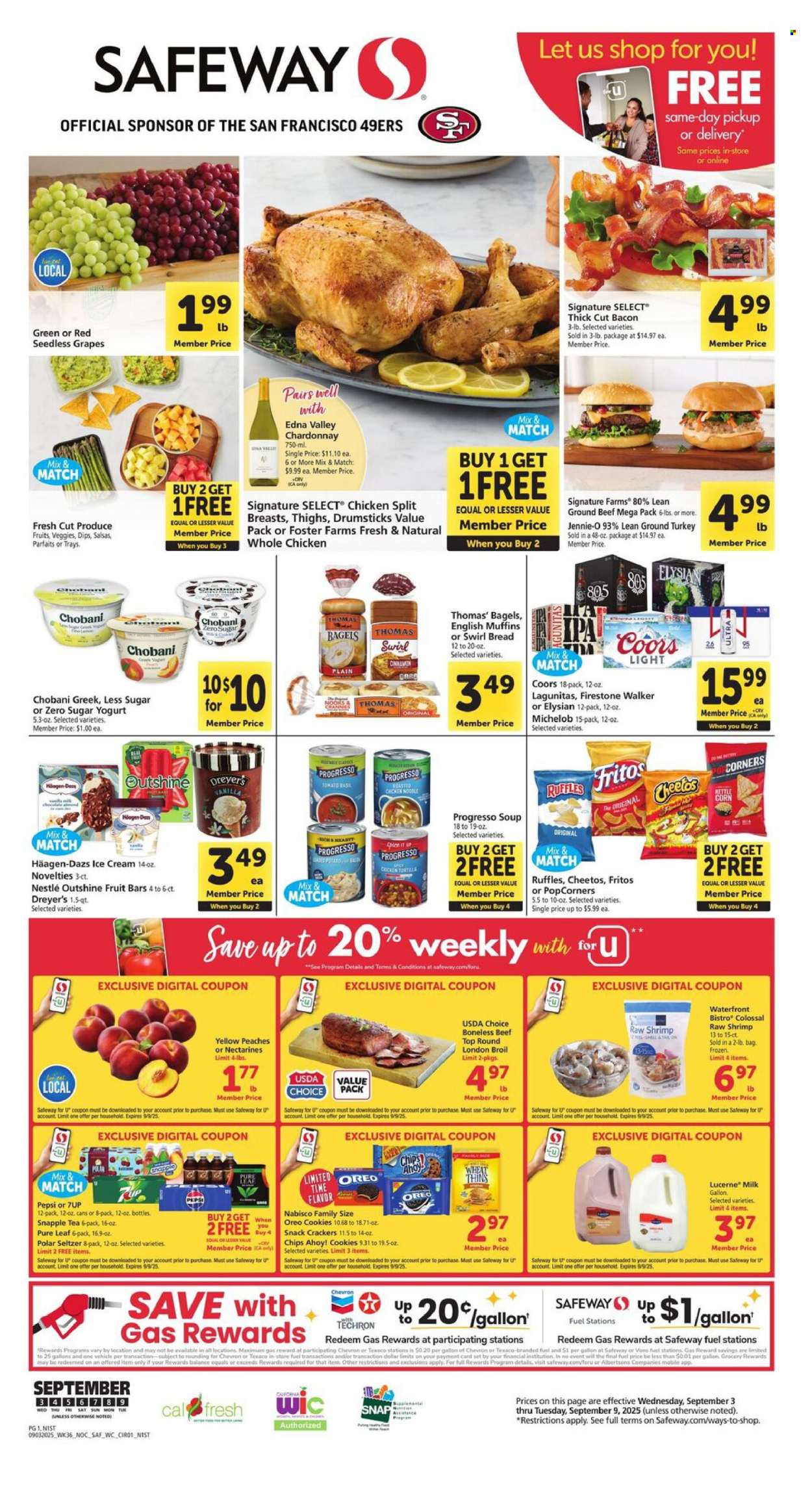Safeway ad - 09/03/2025 - 09/09/2025. Page 1
