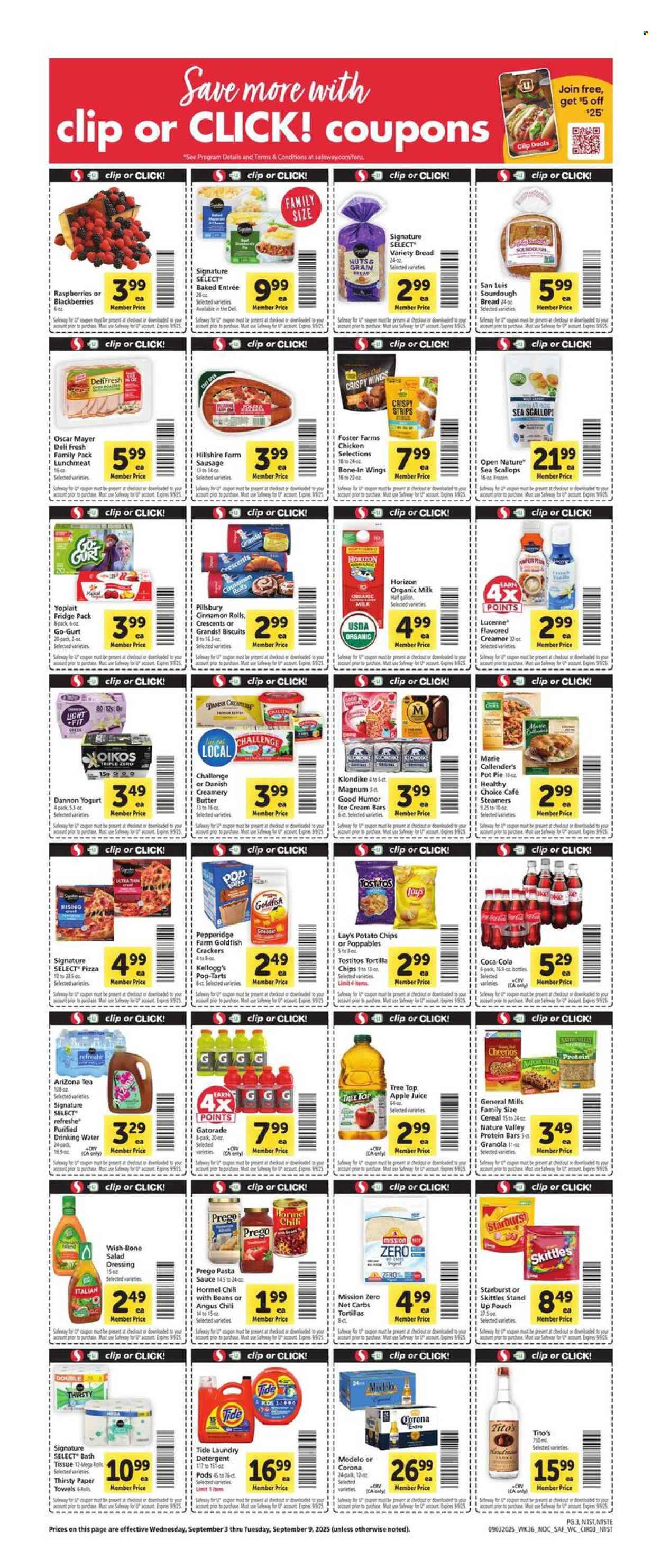 Safeway ad - 09/03/2025 - 09/09/2025. Page 3