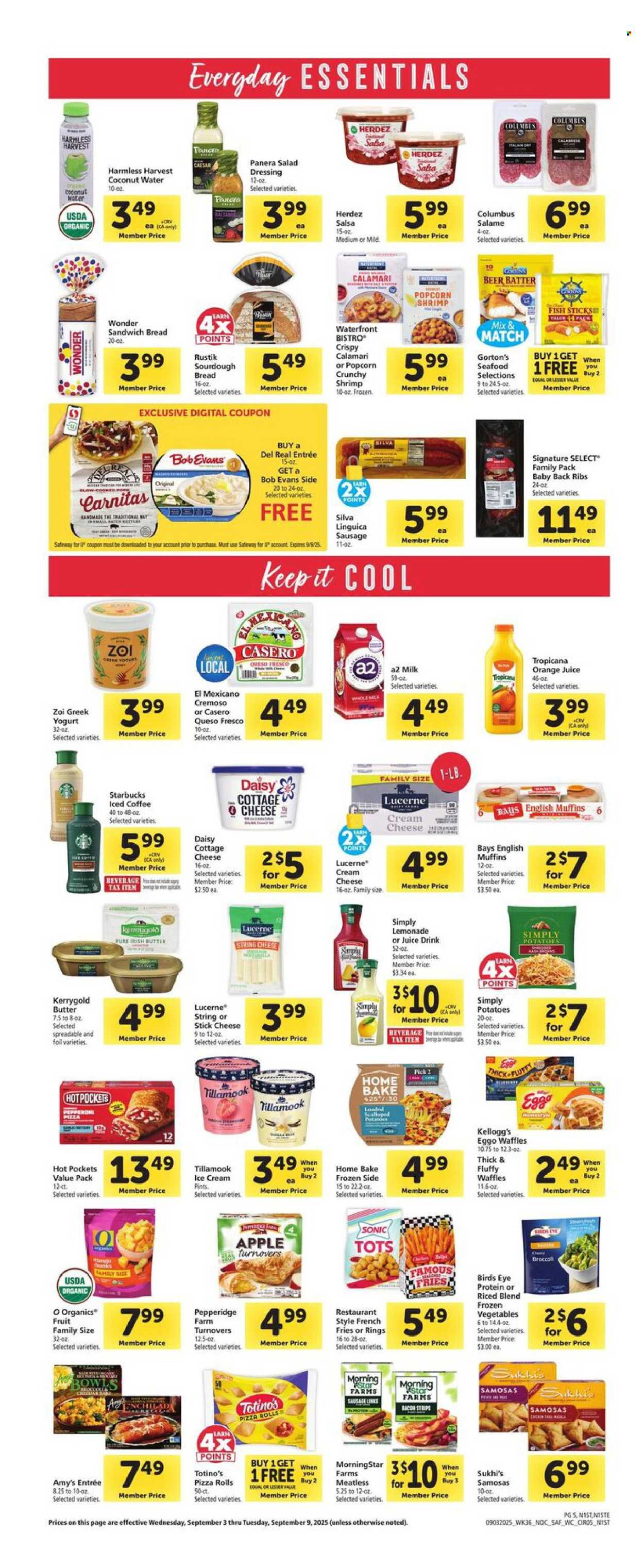 Safeway ad - 09/03/2025 - 09/09/2025. Page 5