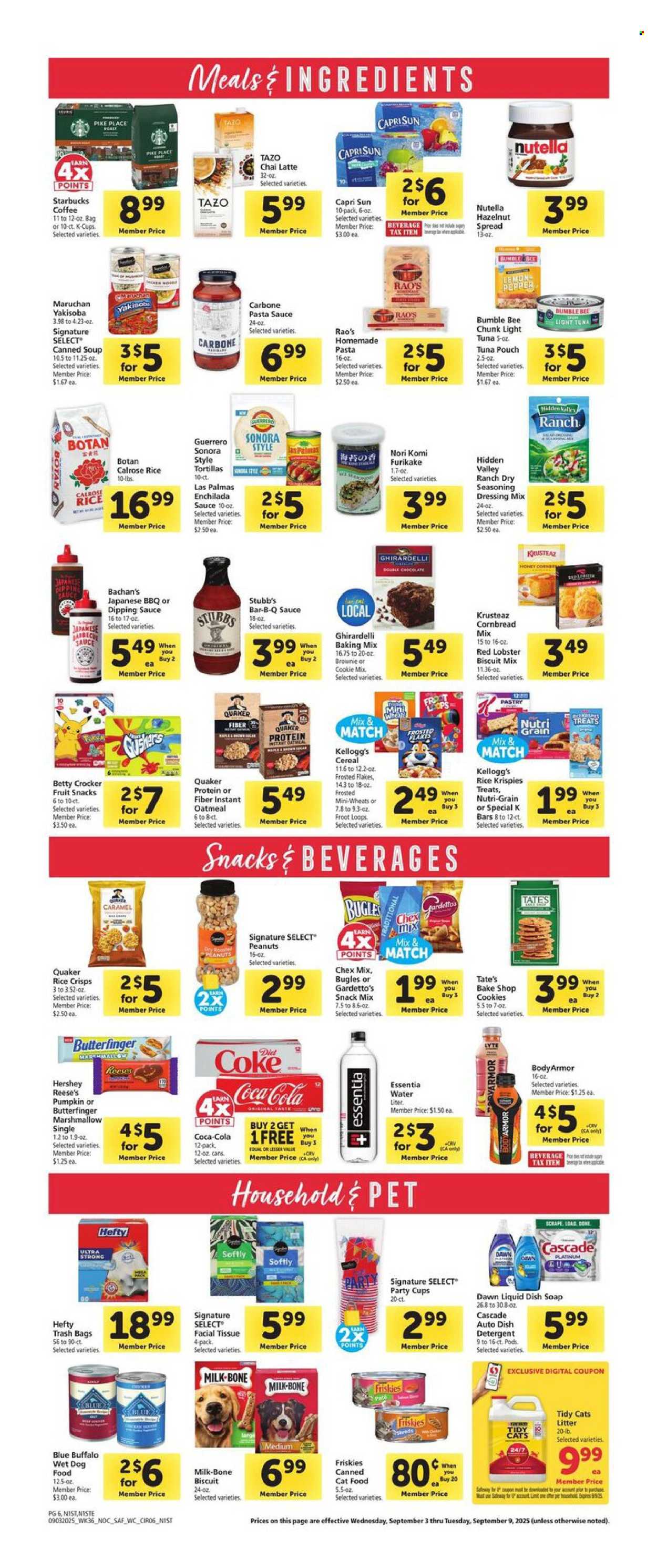 Safeway ad - 09/03/2025 - 09/09/2025. Page 6