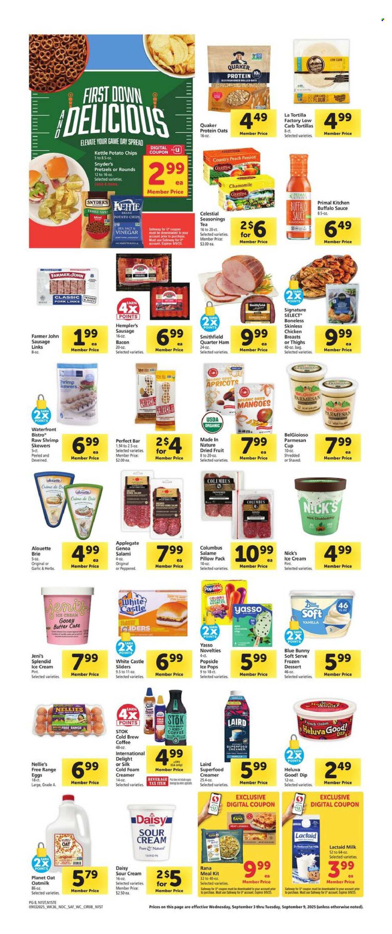 Safeway ad - 09/03/2025 - 09/09/2025. Page 8